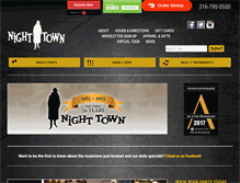 Tablet Screenshot of nighttowncleveland.com